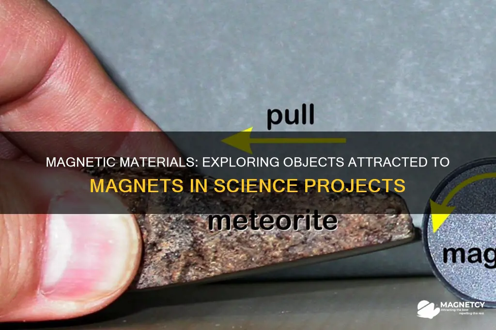 what materials and objects do magnets attract science project