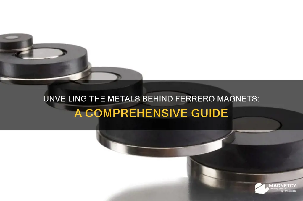 what metals are used to make ferrero magnets