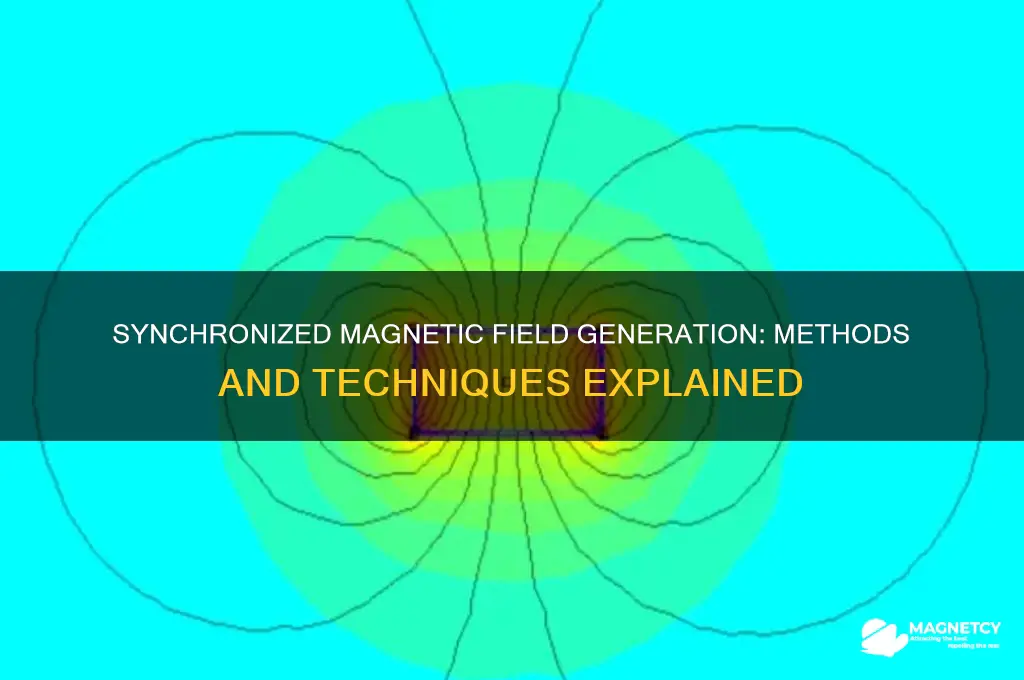 what method is used to produce magnetic field in synchrony