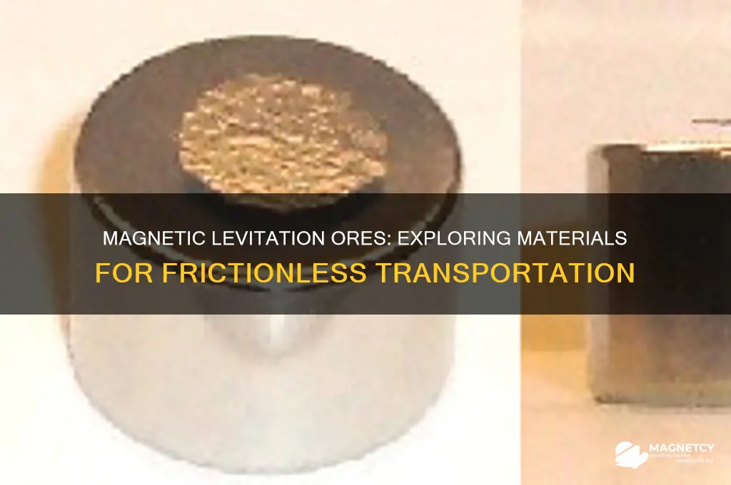 what ores could be used for magnetic levitation