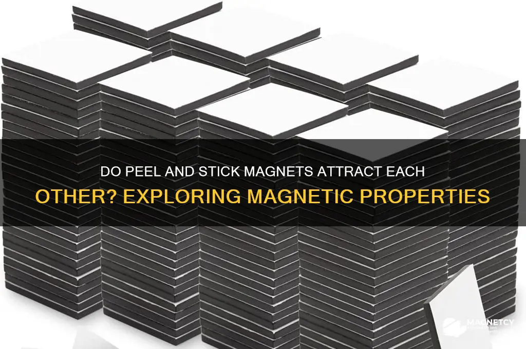what peel and stick magnets attract each other