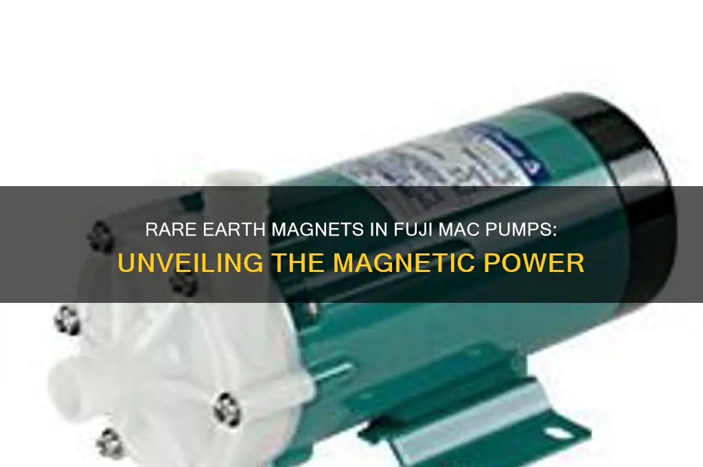 what rare earth magnet does fuji mac pumps use