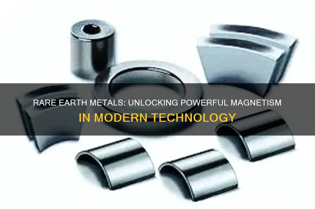 what rare earth metals are used in magnets