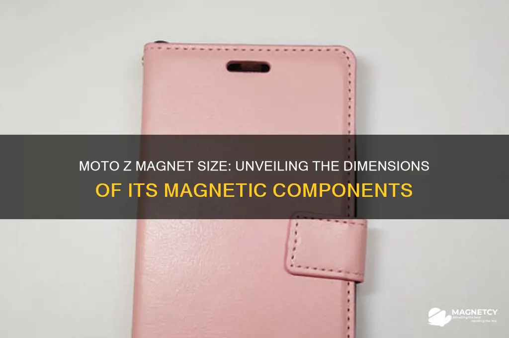 what size are the magnets used in the moto z