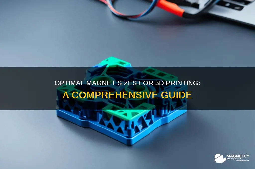 what size magnets are used in 3d printing