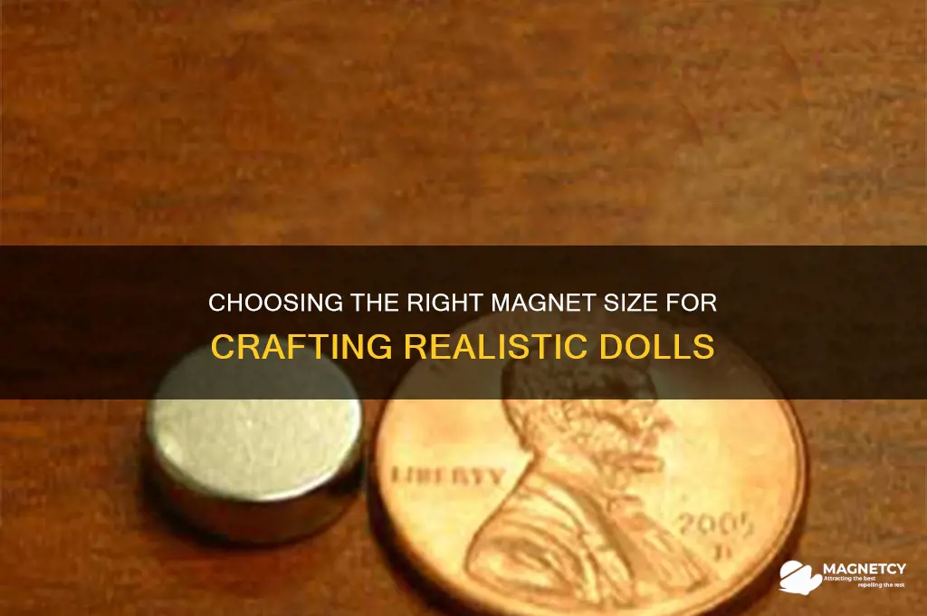 what size magnets do you use for doll making