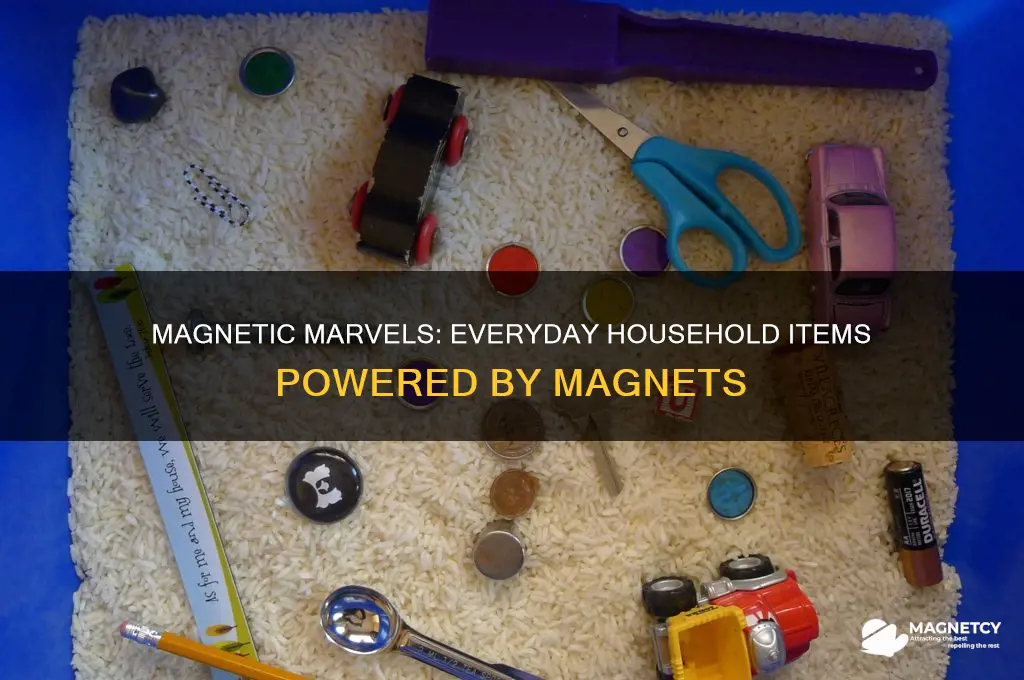 what things in a house use magnets