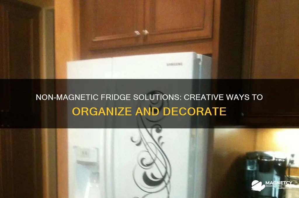 what to use on non magnetic fridge