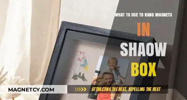 Creative Ways to Hang Magnets in a Shadow Box Display