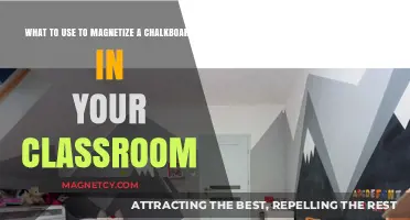 Creative Classroom Hacks: Magnetizing Your Chalkboard with Simple Tools