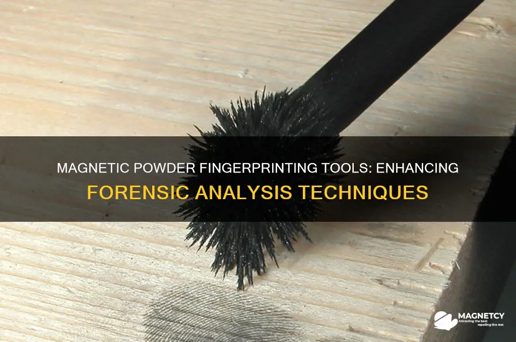 what tools can i use for magnetic powder fingerprints
