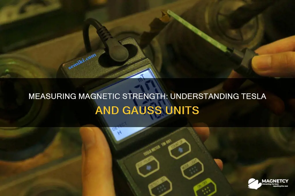what two units are used to measure magnetic strenght
