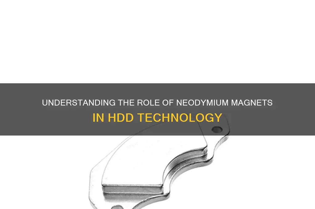 what type of magnet is used in hdd