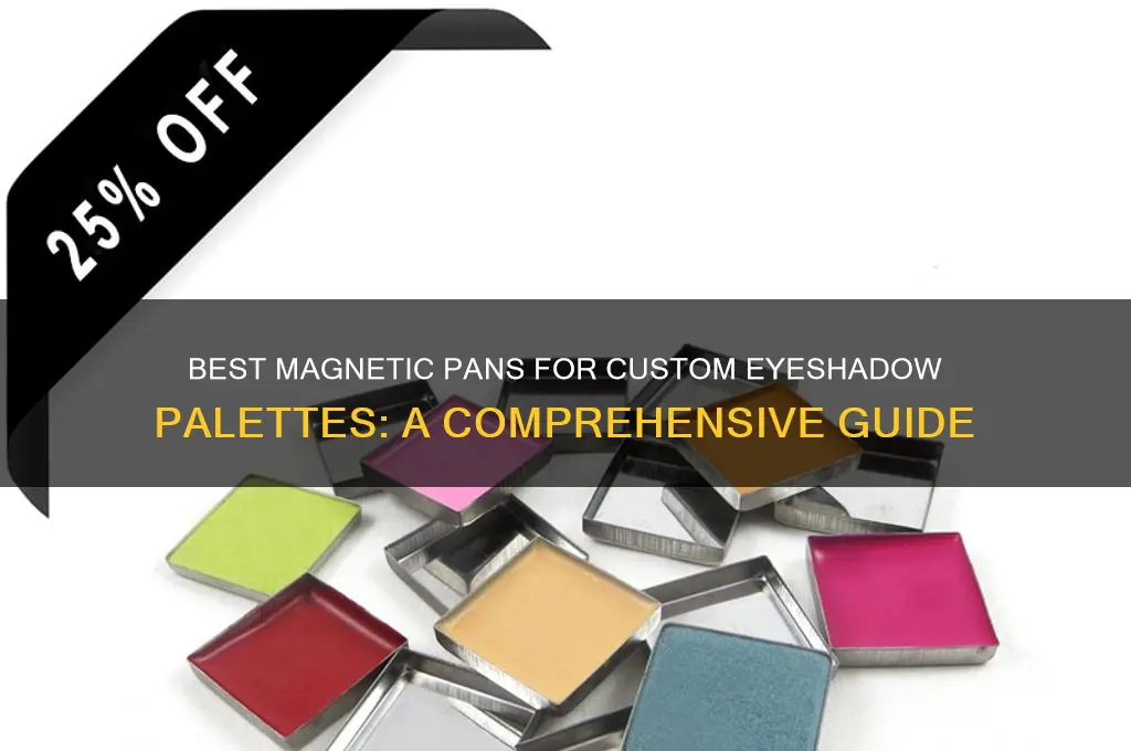 what type of magnetic pans to use for eyeshadow