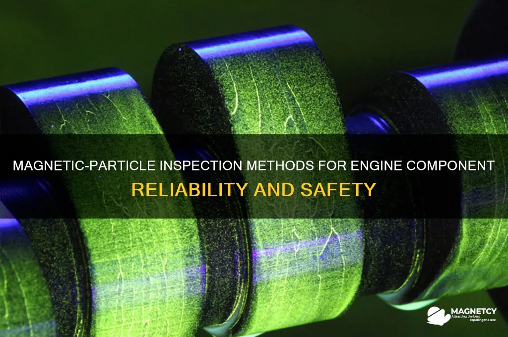 what type of magnetic-particle inspection is used on engine components