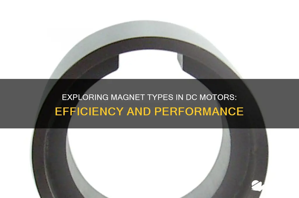what type of magnets are used in dc motors
