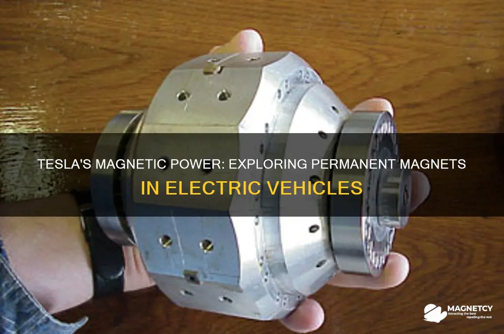 what type of permanent magnets does the tesla car use