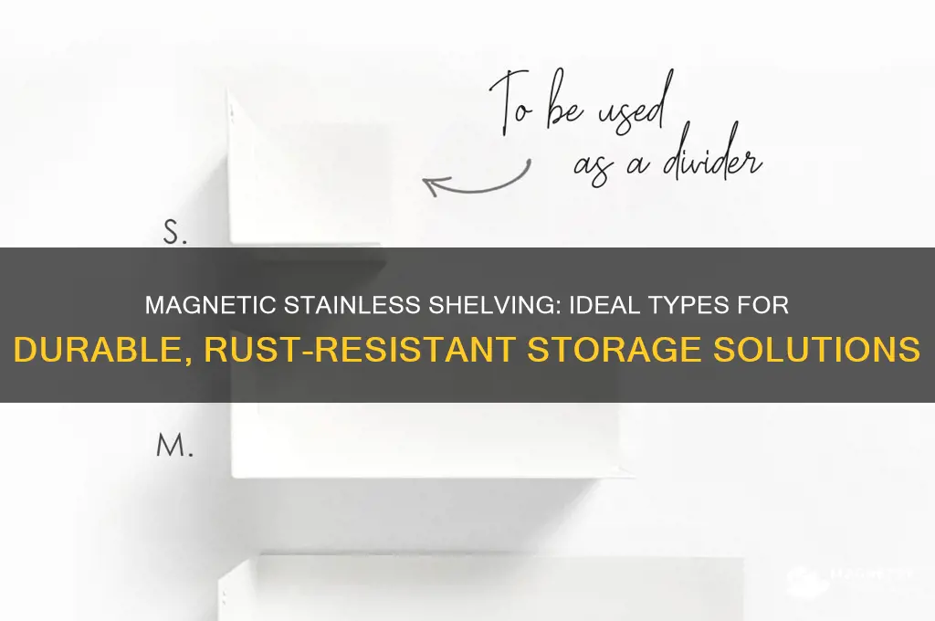 what type of shelving use a stainless that