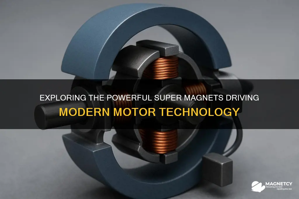 what type of super magnet is used in motors
