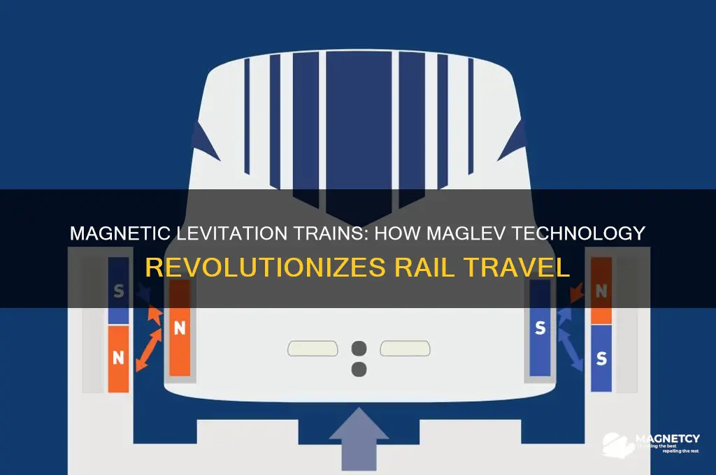 what type of train uses magnets