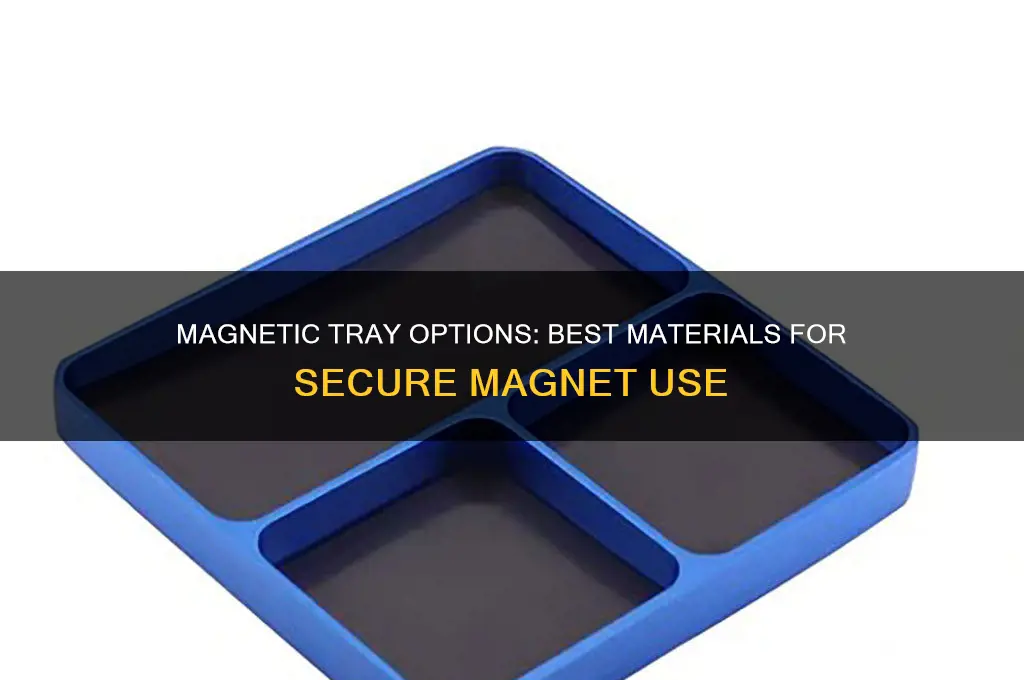 what type of tray can you use wiit magnets