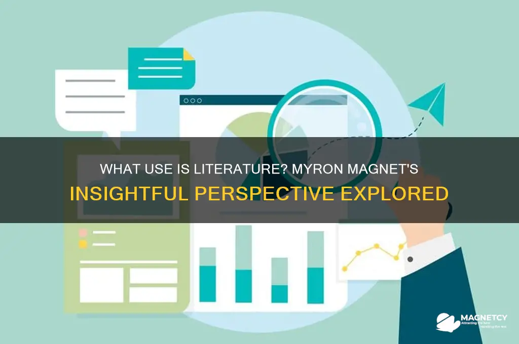 what use is literature by myron magnet