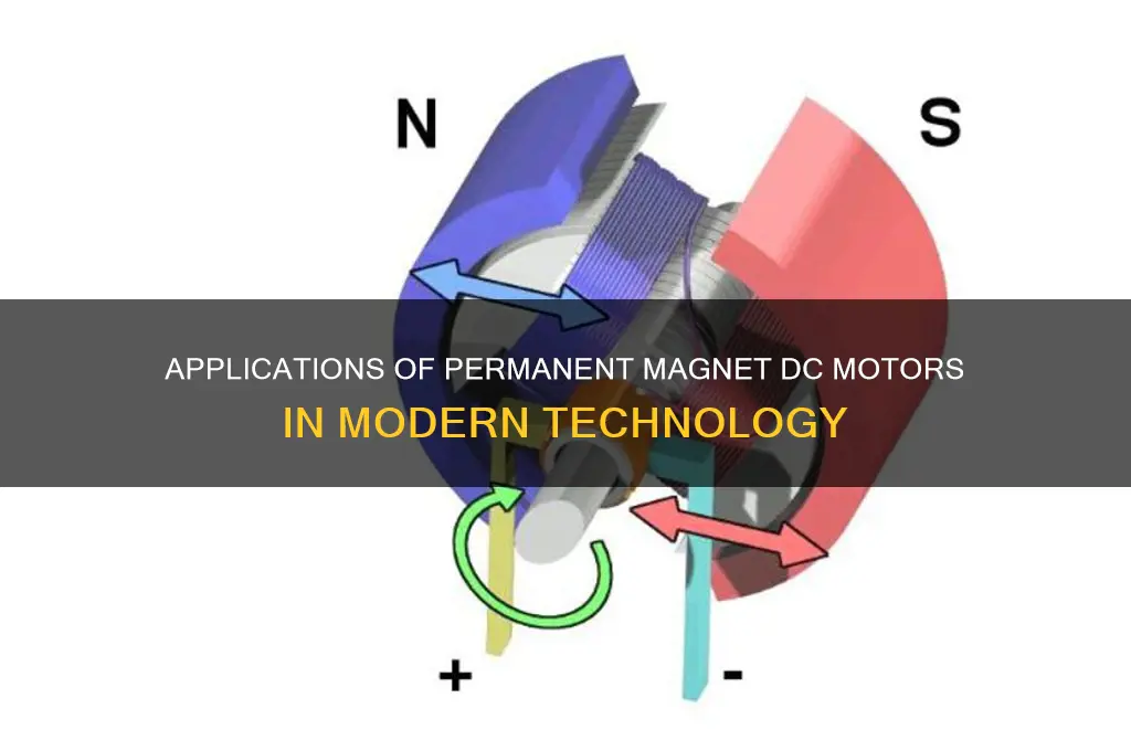 what uses permanent magnet dc motors