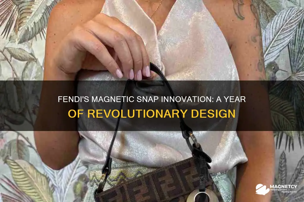 what year did fendi use magnetic snaps