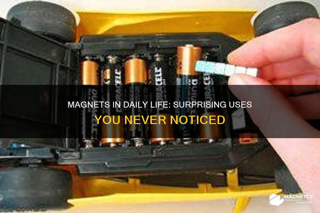 when are magnets used in everyday life