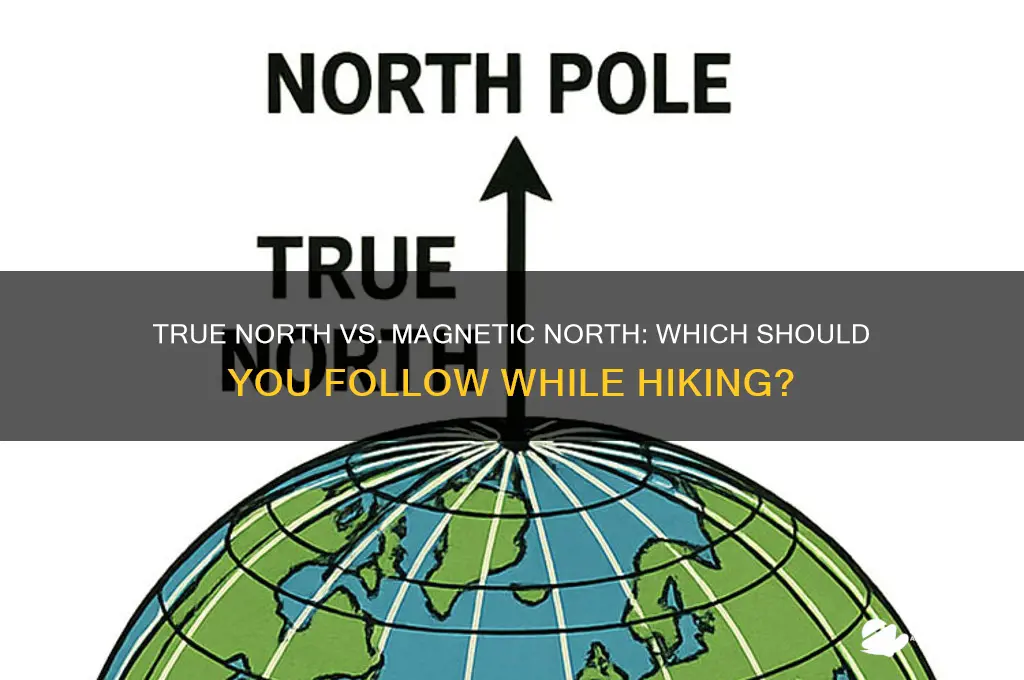 when hiking do you use true north or magnetic north