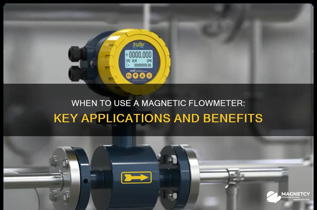 when to use a magnetic flowmeter