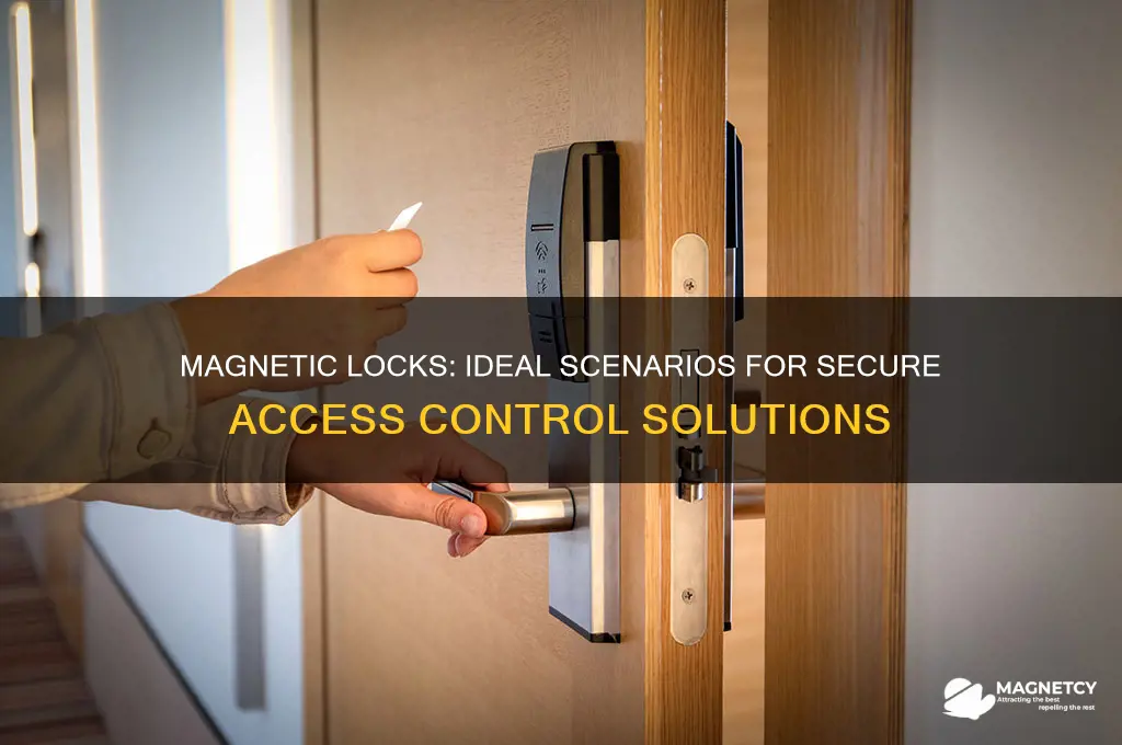 when to use a magnetic lock