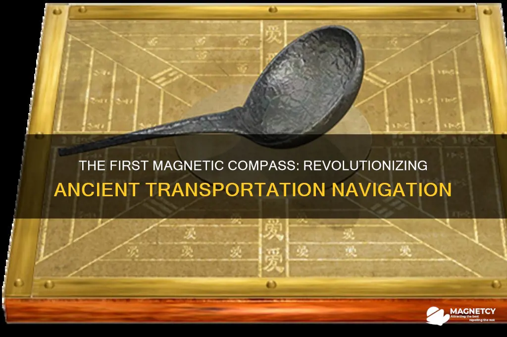 when was the first magnetic compass used for transportation