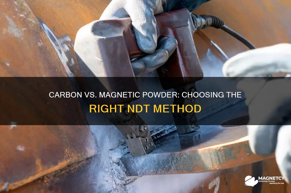 when would you use carbon powder over magnetic powder