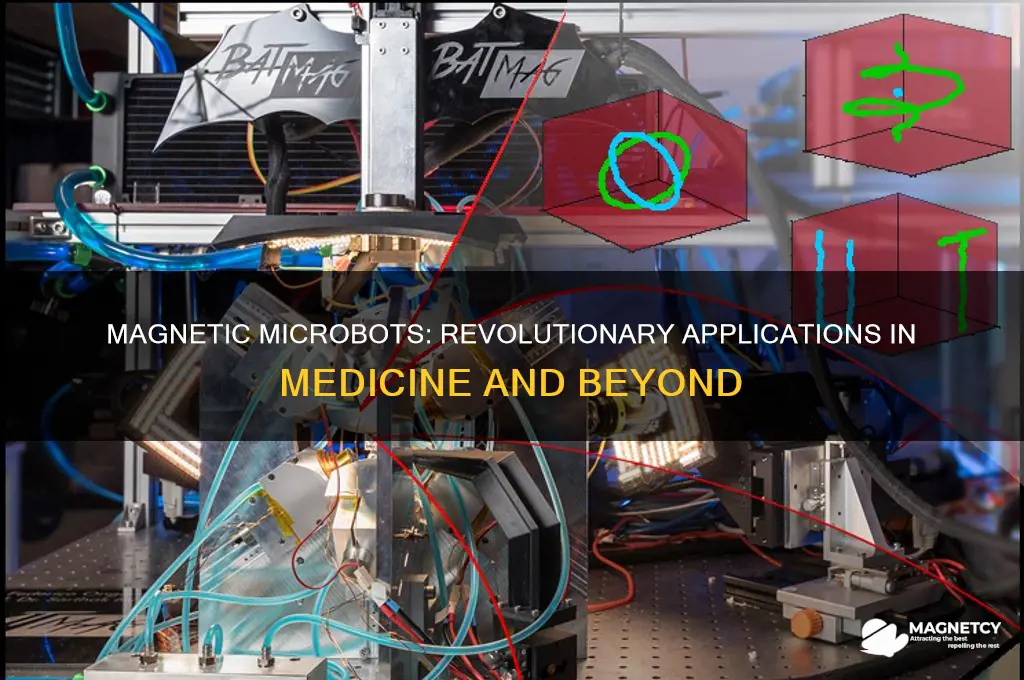 where are magnetic microbots used