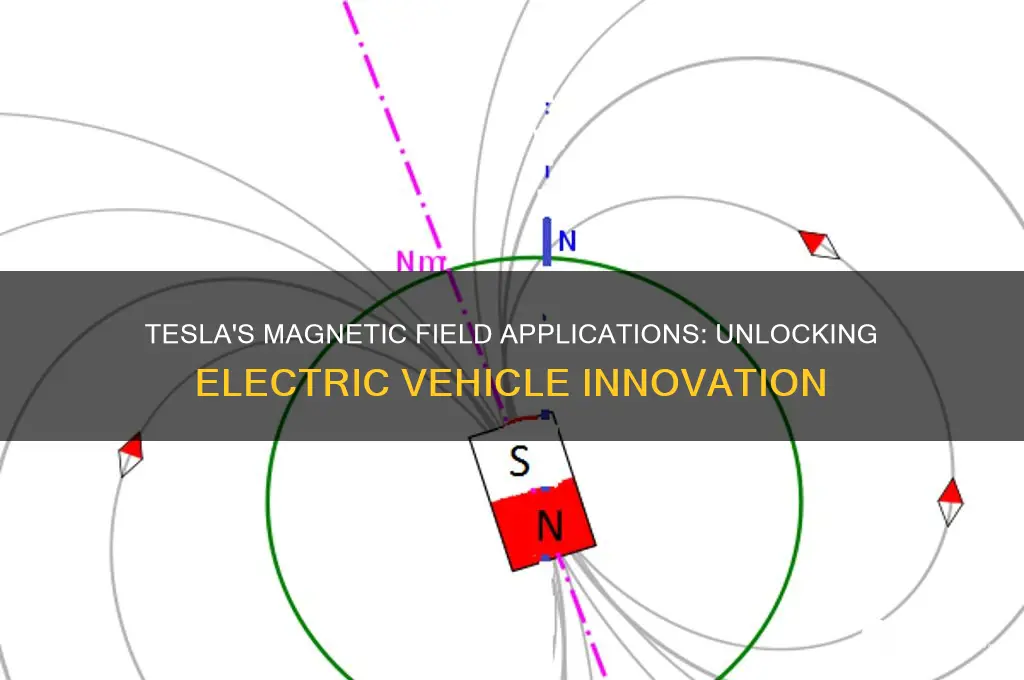 where does tesla use magnetic field