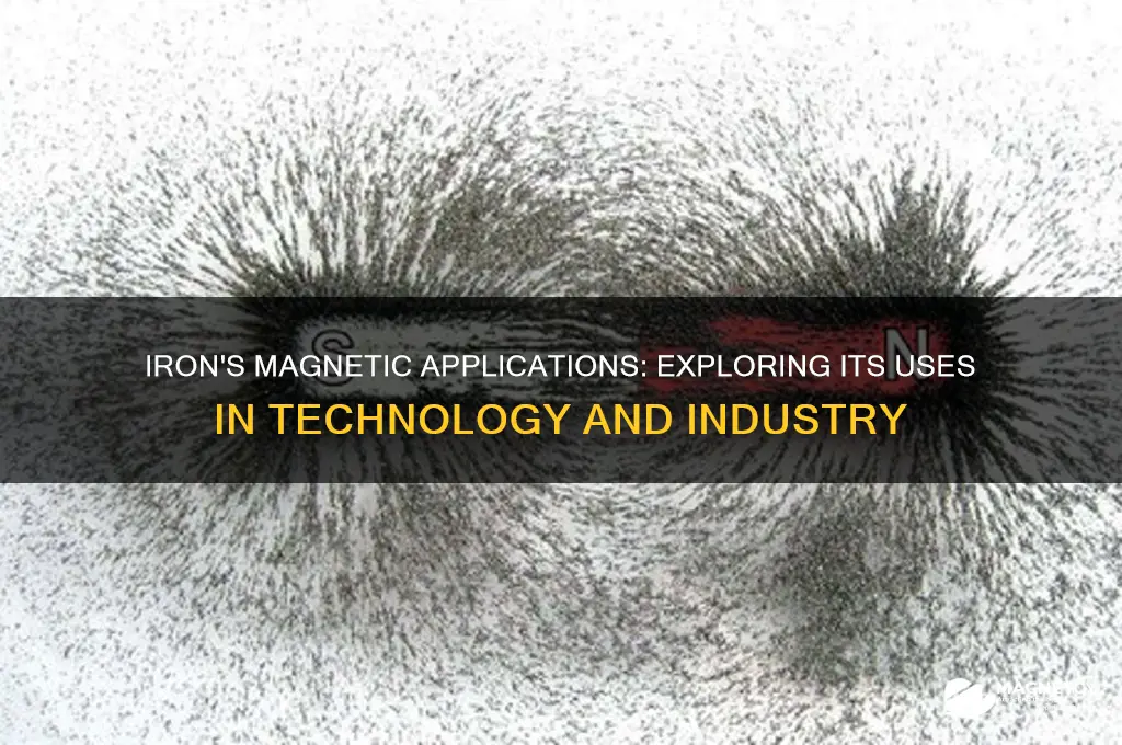 where is iron used as a magnetic material