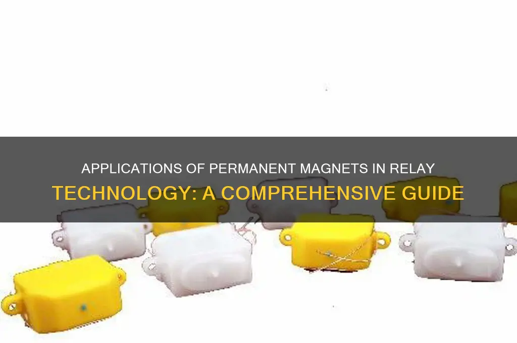 where permanent magnet is used relays