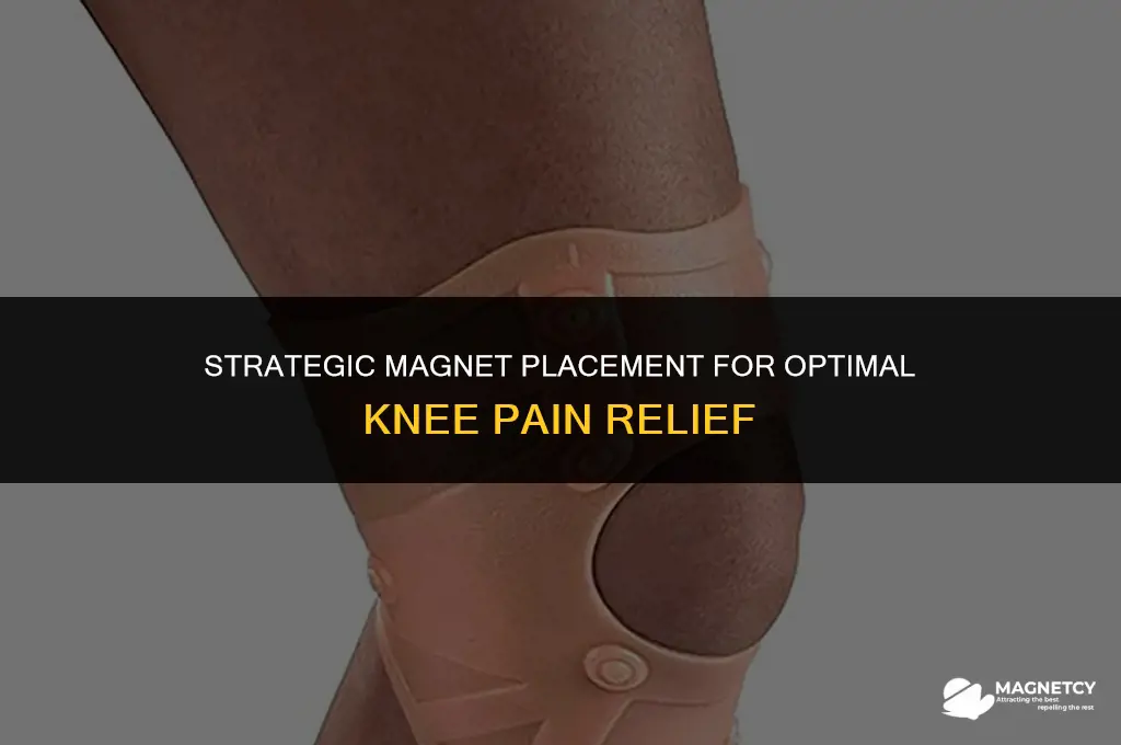 where to place magnets for knee pain