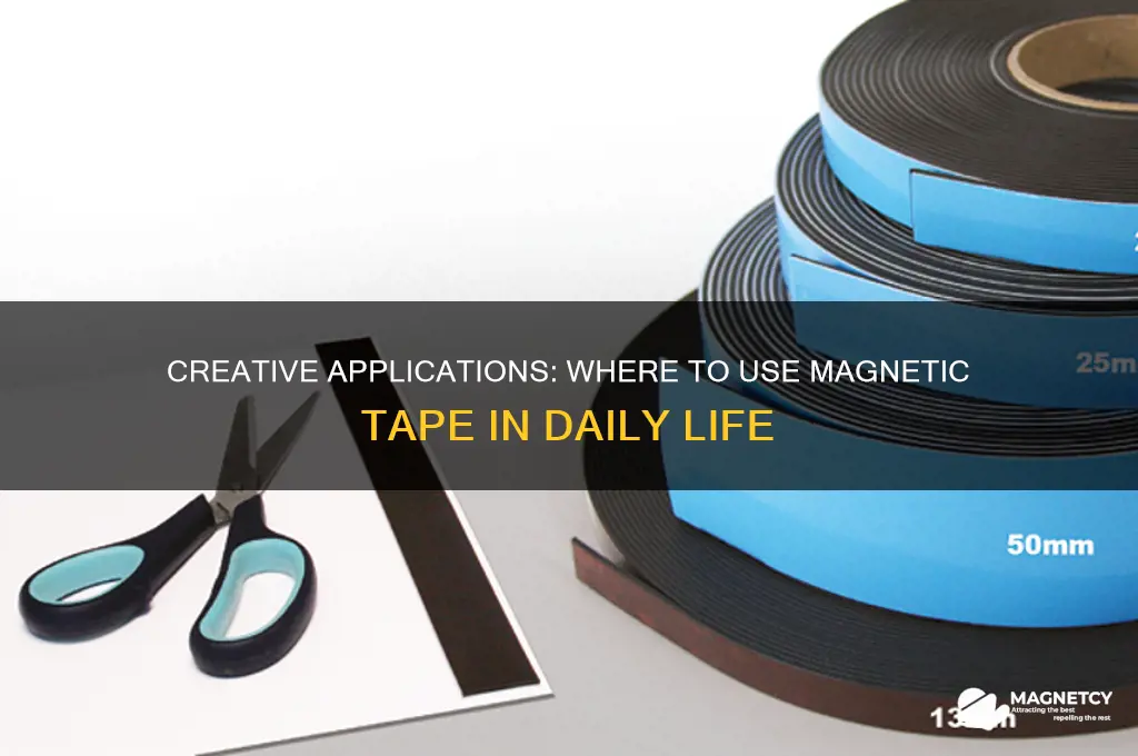 where to use magnetic tape