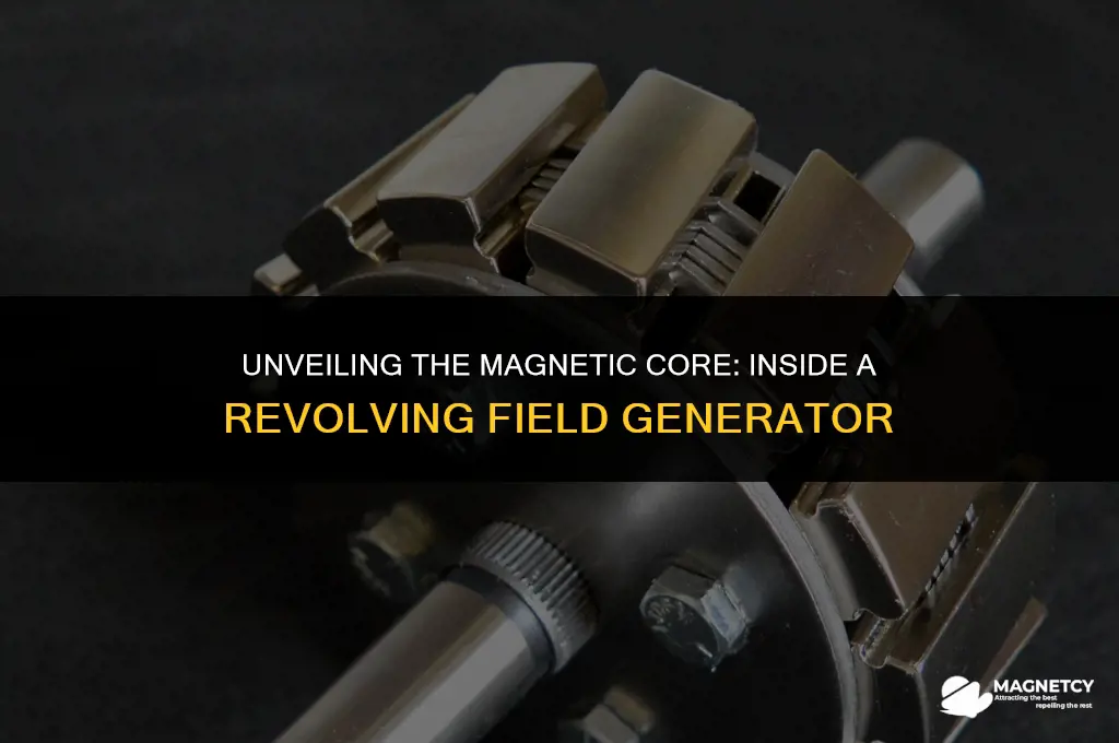 which component contains the magnet in a revolving field generator