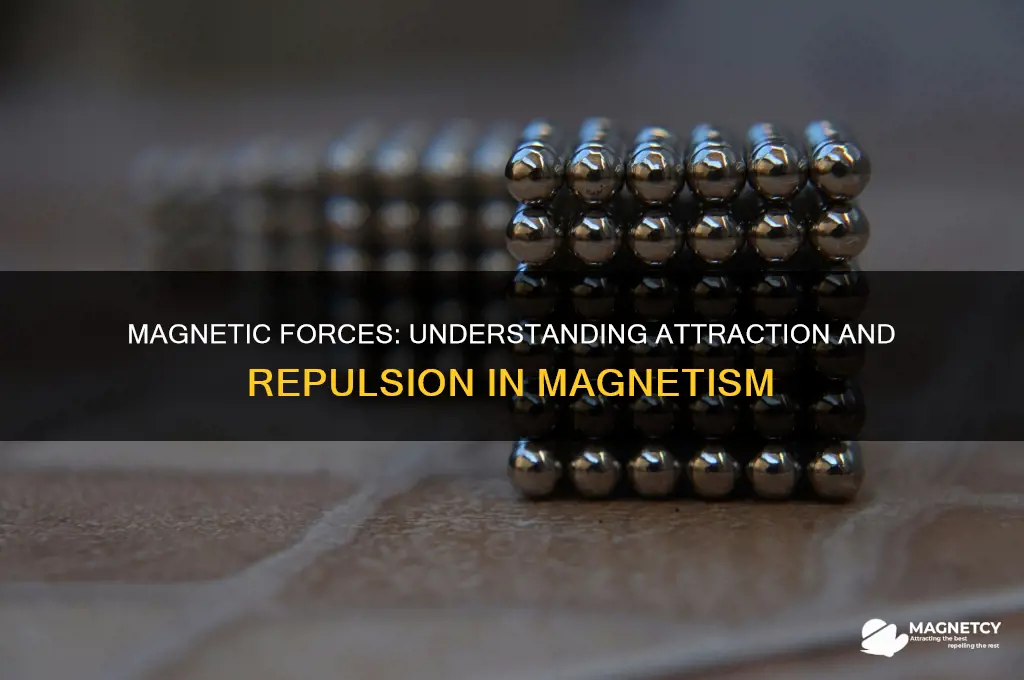 which describes the attraction or repulsion caused by magnets