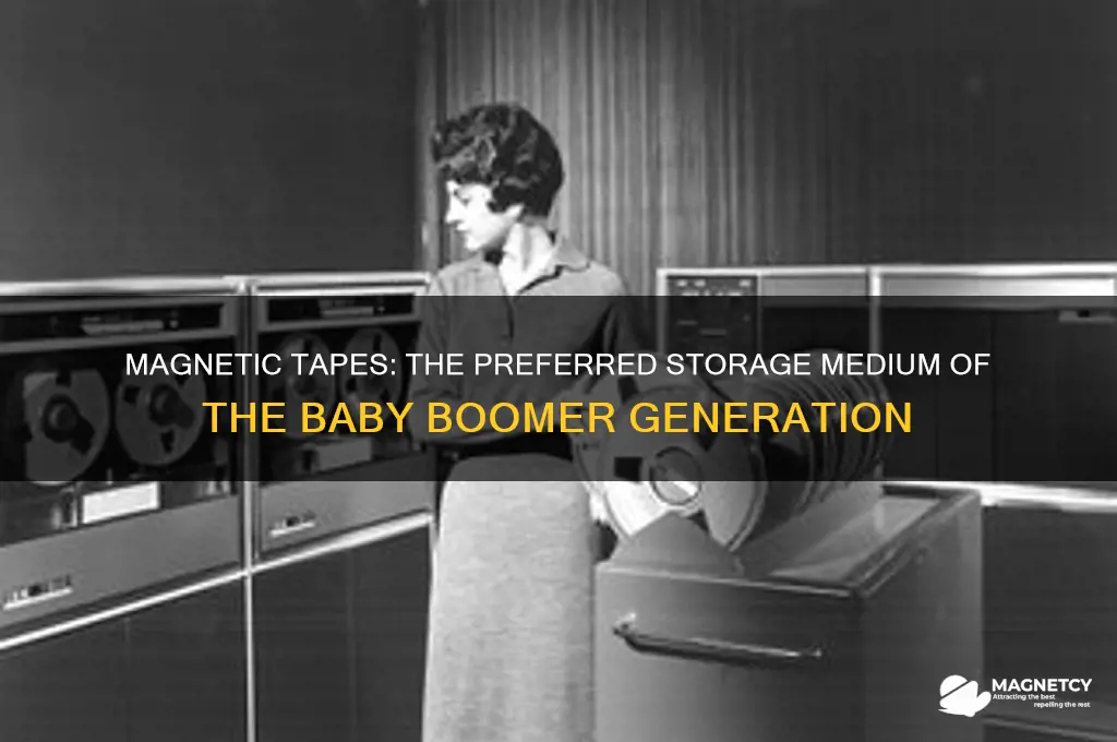 which generation used magnetic tapes