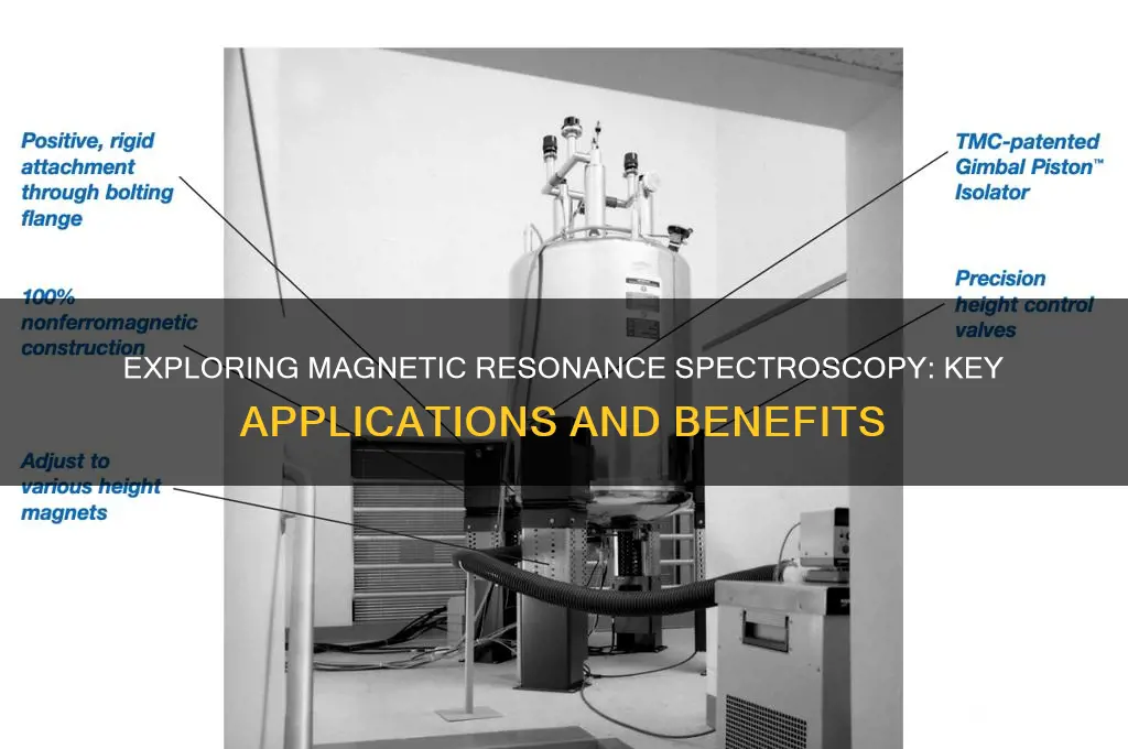 which is a purpose for using magnetic resonance spectroscopy