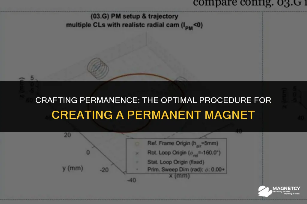 which is the best procedure to make a permanent magnet