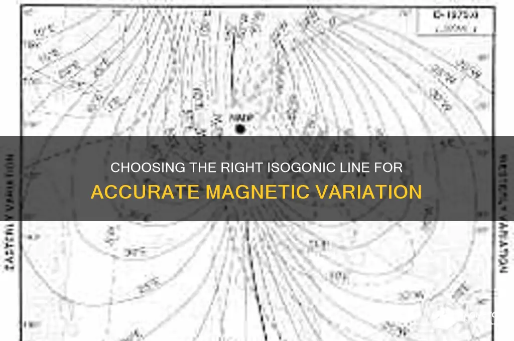 which isogonic line to use for magnetic variation