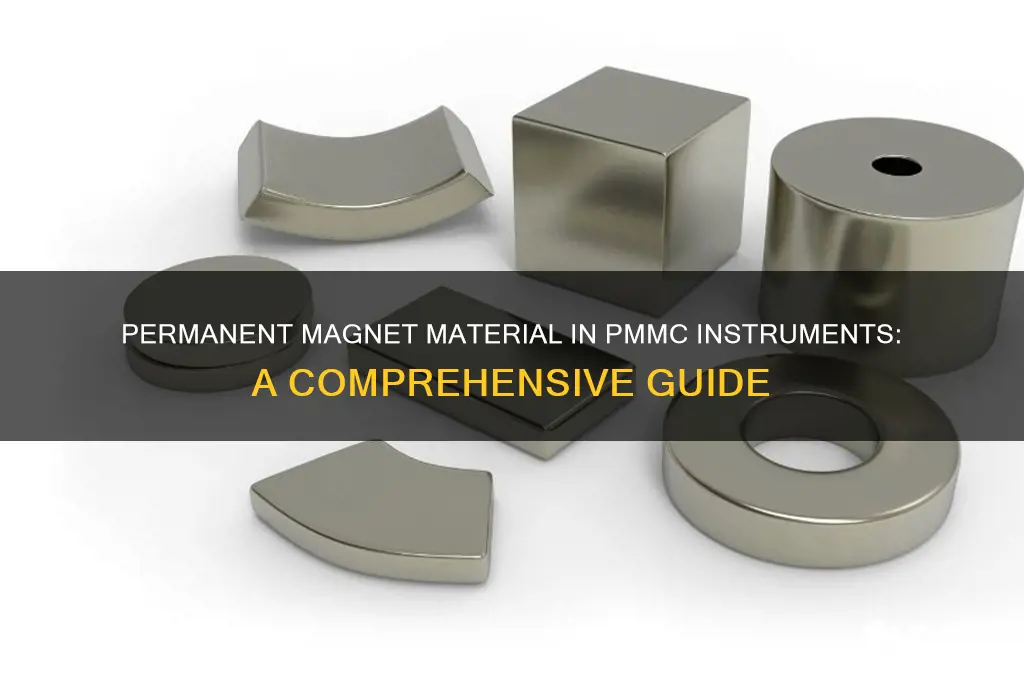 which material is used for making permanent magnet in pmmc