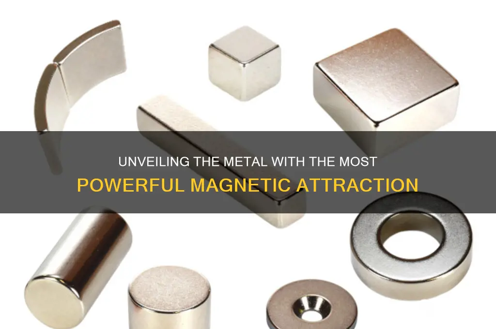 which metal has the strongest magnetic attraction