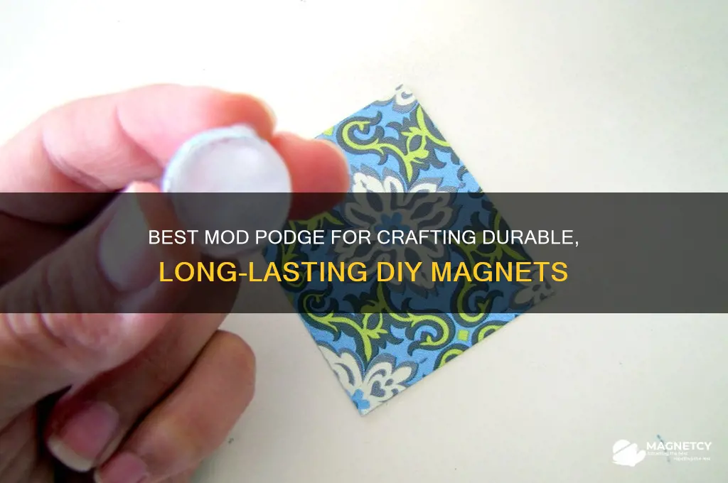 which mod podge to use to make magnets