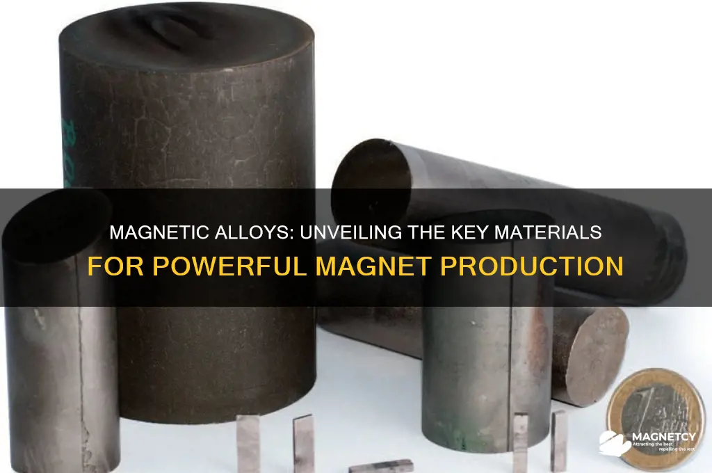 which of the following alloys is used for making magnets